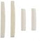 Real Bone Acoustic Guitar Bridge Saddle and Nut, 2 Sets of 4 Pcs, 72mm x 3mm x 9mm, 43mm x 6mm x 9mm
