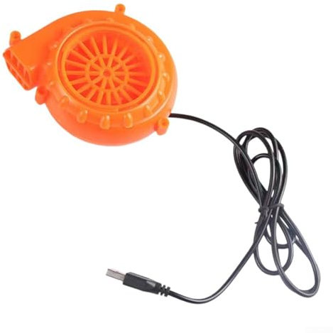 Zilimontt Inflatable Costume Accessories USB Inflatable Costume Fan Blower Air Pump and Battery Case for Inflatable Costume