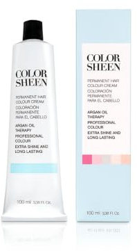 KOSSWELL PROFESSIONAL - Tinte Pelo Color Sheen 6.46 Cobre Rojizo, 100 ml, Coloración Permanente en Crema, con Aceite de Argán, Cobertura Total, Brillo y Color Intenso, Mayor Duración