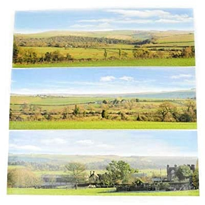 Gaugemaster GM752 Countryside Small Photo Backscene (1372x152mm)