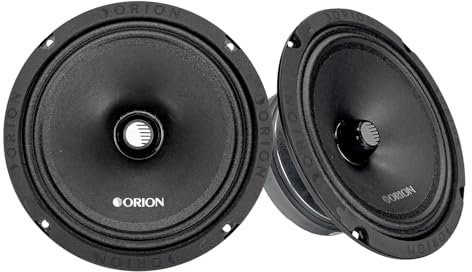 Orion Cobalt 8 Midrange Speaker with Grills Sold Pairs 1200W MAX