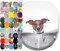 Sanilo Toilet Seat, Great Range of Colorful Toilet Seats, Stable Hinges, Easy to Mount (Newspaper)