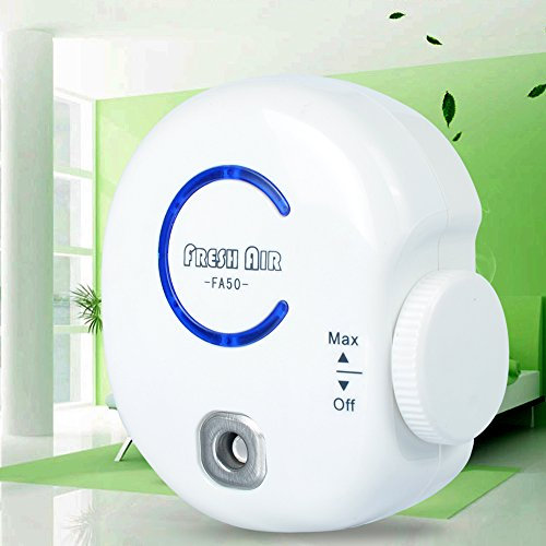 Funtell Ozone Generator Air Purifier Cycle 50mg Digital Plug-In Kill Odor Smell Remover Sterilizer Anion Ion Ozonizer