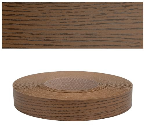 Mprofi MT® Kantenumleimer Eiche Rustik | 22 mm x 20 m | Melamin Kantenband | Bügelkantenumleimer für Regale und Möbelplatten | Kantenumleimer mit Schmelzkleber – 1341/22/20