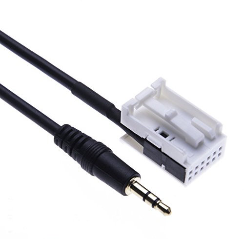 Cavo adattatore per auto Line-In by Keple | Cavo connettore 3.5 mm AUX Compatibile con Mercedes radio audio 20 APS/30 APS/50 APS/Comand Aps NTG2/AC289 | 1.5 m