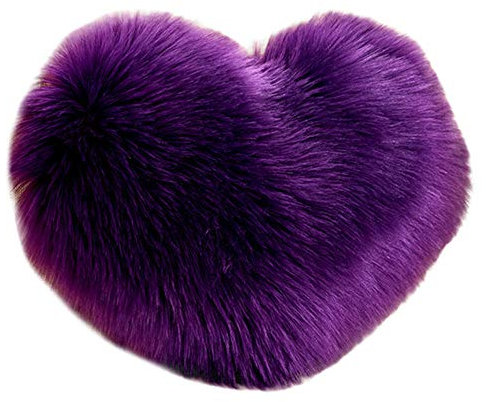 LoveLeiter Christmas Pillow Cases Frohe Weihnachten Niedliches Süßigkeitsfarbe Herz-förmiges Kissenhaar-Kissen Rosa