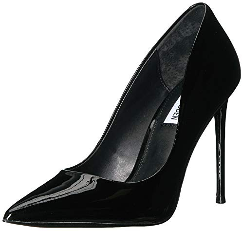 Steve Madden Vala Pumpe für Damen, Schwarz (schwarzer Lack), 40 EU