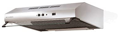 FABER 2740 SRM - Cappa Aspirante 60 cm Sottopensile da Cucina ad Incasso, Aspirante Esterna o in Ricircolo con il Filtro Cappe Faber F1 KIT C.A. a Carboni Attivi