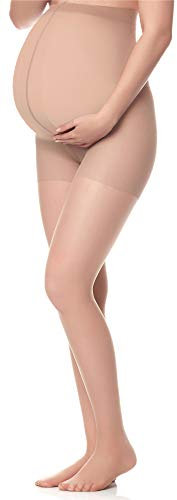 Antie Collant de grossesse - 20 DEN - M5108 (Nature, S (Taille du Fabricant: 2))