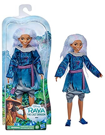 Disney Sisu als Mensch Modepuppe mit lavendelfarbenem Haar und Kleidung zu Disneys Raya und der letzte Drache, Spielzeug für Kids ab 3 Jahren