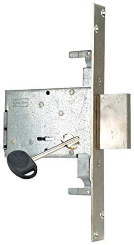 Türschloss MOTTURA 40705 | Türschloss mit Schlüssel für Außentüren | Türriegel-Mechanismus und Schlüsselverriegelung Türsicherheit, CE geprüft und Brandschutz-Schutz