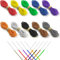 Mixed 30 Metres 30AWG Wrapping Wire by UMTMedia® Insulated Wire, Electrical Wire Wrapping Silver Plated Single Core Wire Copper PCB 0.25mm Kynar Thin Coloured Electronics Wire