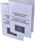 orgaexpert 2er Set Schutzhülle DinA6-155 x 110mm für COVID Impfzertifikat/Alten Impfpass - Made in Germany - dokumentenecht - transparent mit Buchrücken Hülle Etui Umschlaghülle