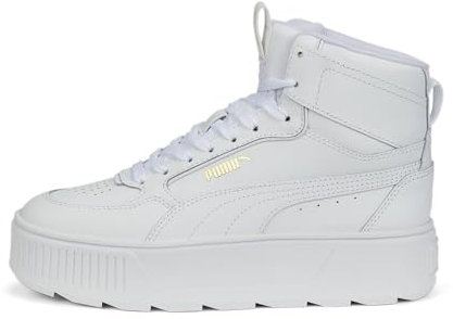 PUMA Karmen Rebelle Mid, Scarpe da Ginnastica Donna, White White, 38.5 EU