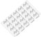 RAKUTE HUANGXING - Geometric Mousse Silicone Cake Mold Jigsaw Puzzle French Dessert Mould Muffin Decorating Tools Baking Pastry Tray Baking