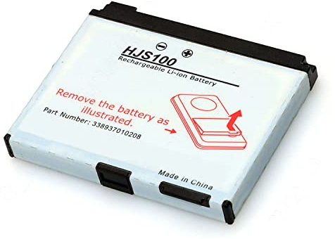 Ukkipower HJS100 338937010208 Batterie de rechange 3,7 V 900 mAh compatible avec GPS Becker HJS100 HJS-100 Map Pilot