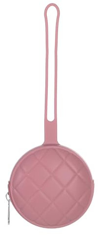 Silikon Schnullerbox für Babys, Schnullerhalter Aufbewahrung Case, 100% BPA-frei (Power Rose)