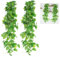 VFANDV 2 Piezas Plantas Artificiales Colgantes, 105cm Plantas Colgantes Artificiales, Plantas Colgantes Hiedra Verde Artificial para Boda Jardín Balcón Dormitorio Interior Decoración de La Pared