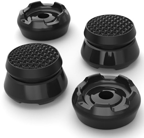 PlayVital Copri Levette Analogiche per per Xbox Series/One S X Controller,Thumbs Pro Armor Cover Stick Analogici Grip Gommini per Xbox Core Wireless Joystick-Convesso-Nero