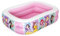 Piscina Gonfiabile per Divertimento in Spiaggia e all'Aperto, Perfetto per Bambini e Bambine con Decorazione Principesse Disney, in Plastica, 201x150x51cm, Rosa