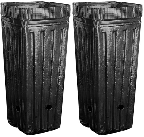 Deep Tree Nursery Pots - Reusable Seedling Starter Pots, Deep Root Growth Nursery Container | 3.94x3.94inhes Outdoor Seedling Bags with Drainage Holes, Large Seedling Deep Tree Starter