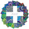 Kaffe Fassett Collective August 2024 Cool 25,4 cm Quadrate 42 25,4 cm Quadrate Schichtkuchen FreeSpirit