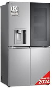 Frigorífico americano LG GMG961EVKE Clase E 1.78mX91.4cm No Frost Acero Inoxidable Negro