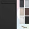 SoulBath Receveur de douche - Résine - Texture lisse / pierre - Antidérapant - Couleur noire - 180 x 90 - Extra plat 3 cm - Résistant Gel Coat - Avec bonde et grille au design minimaliste.