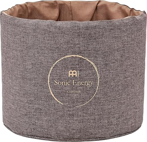 Sonic Energy Nylon Crystal Singing Bowl Sleeve - 12 Sleeve - Brown Padded - For Transport and Storage (CSBS12BR)