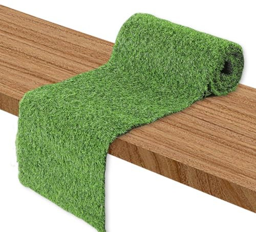 Chemin de table en herbe - 35 x 120 cm - Gazon artificiel - Décoration de table - Convient pour mariage, fête, anniversaire, banquet, fête