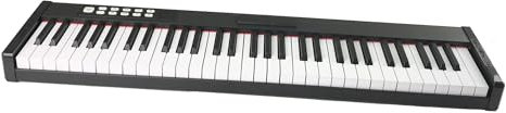 Clavier Électronique Clavier De Force 61 Touches Piano Électronique Portable Midi USB Piano Avec Haut-parleurs