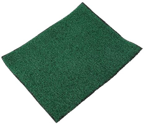 FONDOTIN 1 Feuille Tapis de terrasse Tortue Pelouse synthétique Gazon Artificiel Plante Artificielle Accessoires d'aquarium Plantes pour Le pêche à la pêche Plastique polypropylène Green