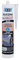 GEB Mastic silicone Blanc Pose Facile pour surface émaillées, Retouchable, Facile à lisser, Peut se peindre - Cartouche 280 ml