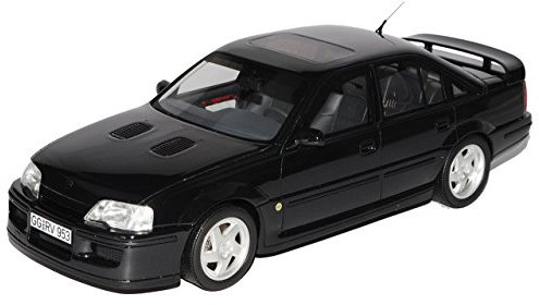 Otto Opel Lotus Omega Limousine Dunkel Grün Schwarz 1986-1993 Nr 153 1/18 Modell Auto mit individiuellem Wunschkennzeichen