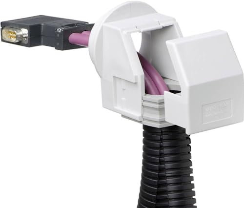 Icotek KVT 50/1-W90 Kabeldurchführung teilbar Polycarbonat Grau 1 St.