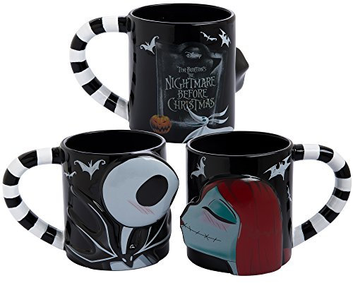 Vandor 84001 The Nightmare Before Christmas - Set di tazze da 590 ml