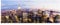 Bilderwelten Top Städte Glasbilder Wandbild 30 x 80 cm, New York Skyline bei Nacht