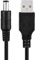 conecto CC20035 Niedervolt Ladekabel (USB-A Stecker auf DC-Hohlstecker 5,5x2,1mm), 0,60m, schwarz