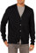 Amazon Essentials Men's Cotton Cardigan Sweater, Black, M