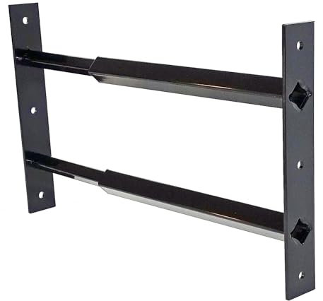 LIFEBOX MOTTEZ LBXB941V - Barreau Télescopique - 2 Barreaux 30 À 55Cm - Noir