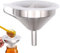 PROBEEALLYU Trichter mit Filter Edelstahl 100 Mesh Filter Honig / Marmelade / Wein Sieb 5,2 Zoll, Geschenk Filterbeutel enthalten