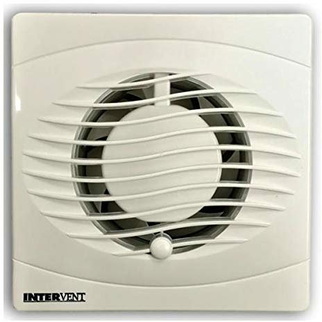 Intervent BVF100H Axial Extractor Fan 100mm / 4 Inch (Humidistat/Timer Model)
