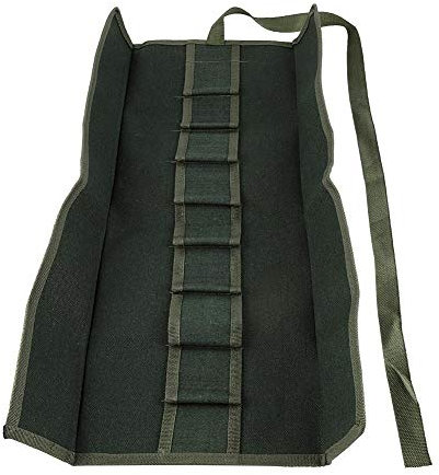 Taidda- Borsa Porta Attrezzi da Giardino, Set Attrezzi Multifunzione Canva Rolling Tool 23.23 * 14.96inch con Impugnatura Portatile