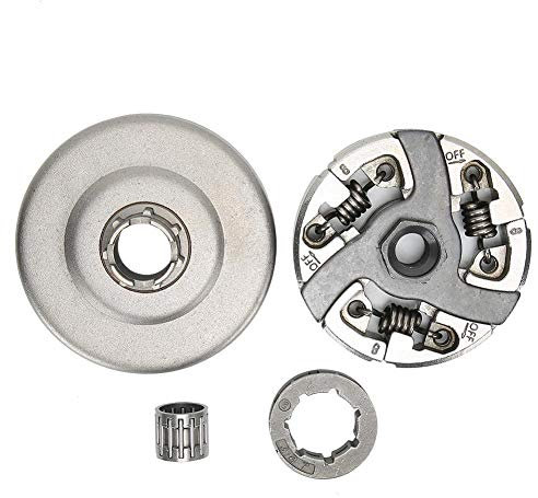 Fdit 3/8in-7T Elektrische Kettensäge Kupplung Trommel Kettenrad Kit 4 Stück Für 181 281 288 281XP 288XP Kettensäge
