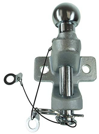BITS4REASONS - NEW MODEL MAYPOLE MP84 50MM BALL AND PIN HITCH - SILVER TOWBALL