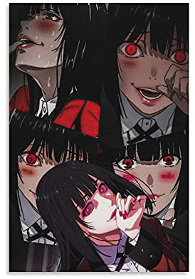 GNKIO Kakegurui Jabami Yumeko Anime Poster 1 Poster Dekorative Malerei Leinwand Wandkunst Wohnzimmer Poster Schlafzimmer Malerei 08x12inch(20x30cm)