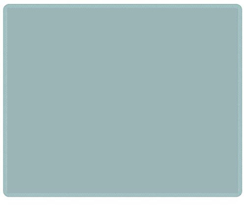 Qisan Gaming Mouse Pad/Mat for Computer Laptop 10.23x8.26x0.08 Keyboard Pad Desk Pad with Anti-slip Rubber Base Rectangle Mouse Pad Mat-Light Blue