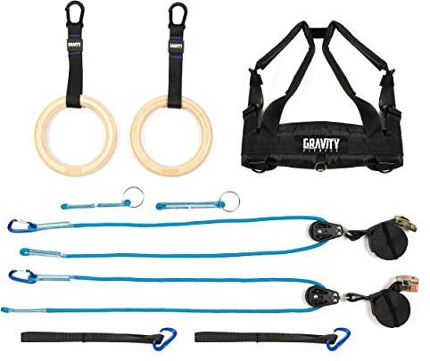 Gravity Fitness Dream Machine Assisted Calisthenics & Gymnastikringe Suspension Trainer System
