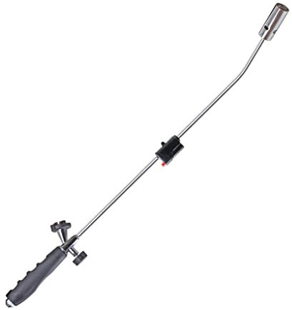 Weed Burner Killer Wand Butane Gas Canister Blowtorch Adjustable Flame Garden Outdoor Destroys Moss Fungus - Weed Burner