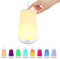 Akku Outdoor Lampe Tragbare mit Touch-Funktion, 2400mAh, RGB Tischleuchte, LED Nachttischlampe mit dem Warmweißmodus+RGB-Modus, IP55, LED Dimmbare Nachtlicht für Tisch Bar Terrasse Camping Dekoration